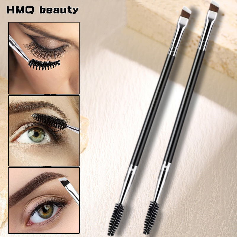 Beauty - Makeup - Eyes - 10/5pcs Pennello per sopracciglia a doppia