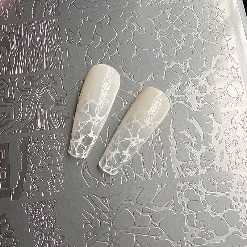 Nail Art Stamping Kit - XMQ NAIL ART STAMPING PLATE BUBBLES