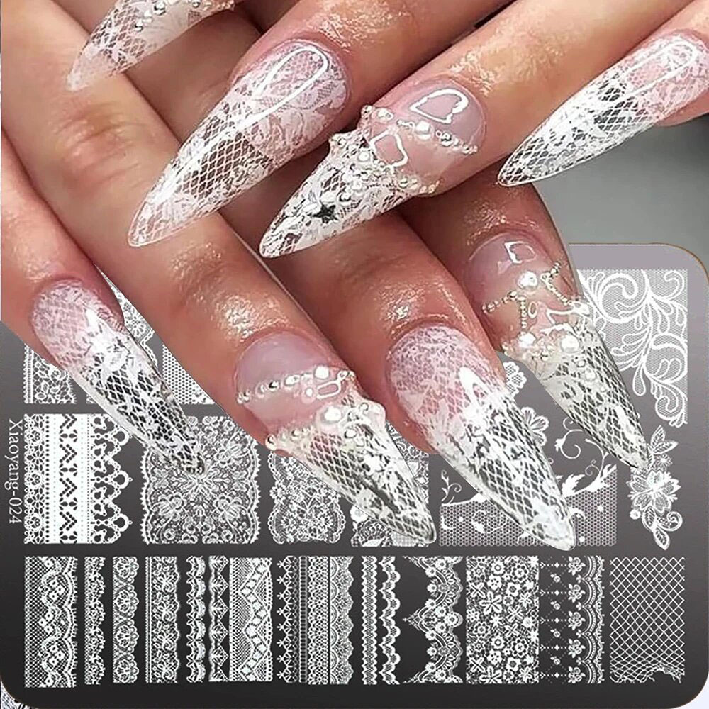 Nail Art Stamping Kit - Stampo in Metallo per Nail Art