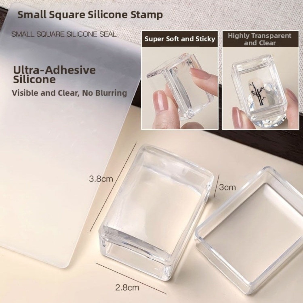 Nail Art Stamping Kit - Nuove Piastre Trasparenti per Stamping Unghie,