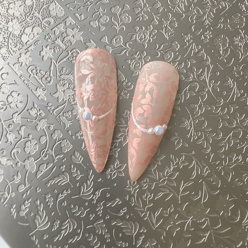 Nail Art Stamping Kit - XMQ NAIL ART STAMPING PLATE FIORI