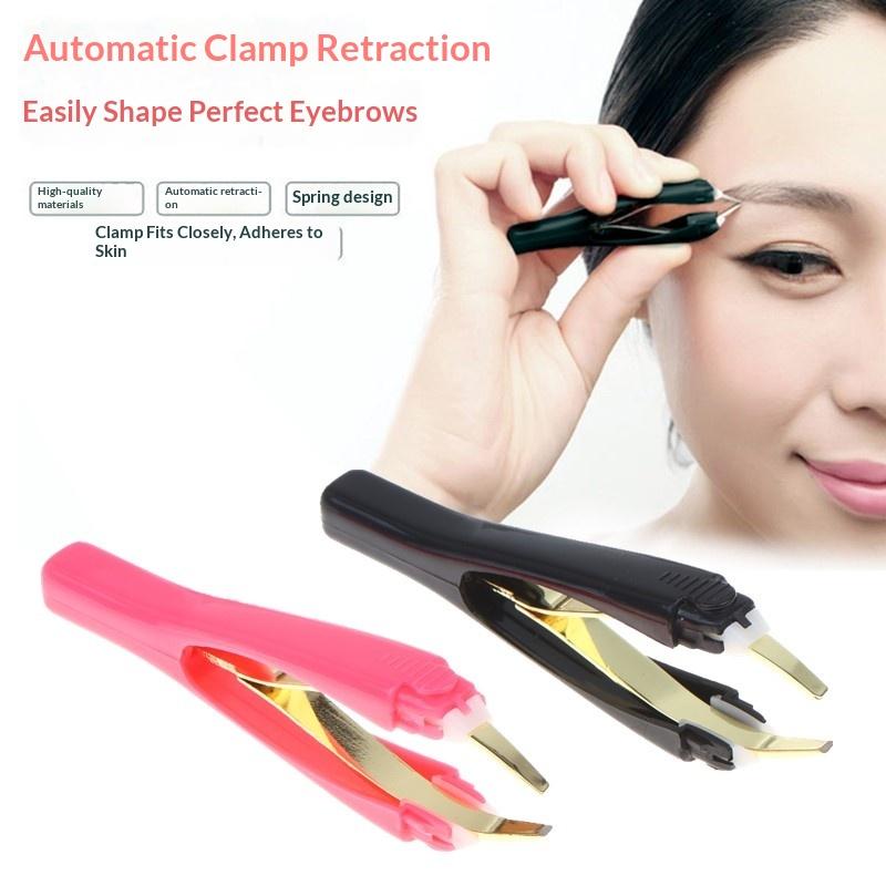 Beauty Hair Makeup - Pinzetta per Sopracciglia Automatica Retrattile, Rimozione