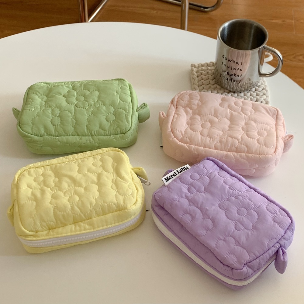 Beauty Makeup Girl - Borsa portaoggetti per trucco in cotone