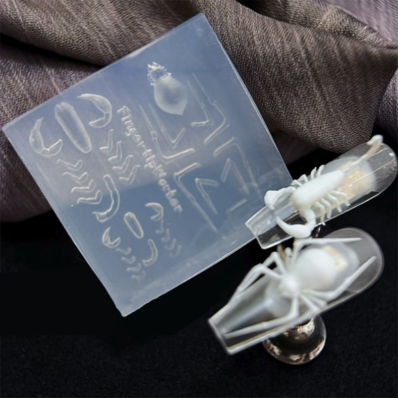 Nail Art Stamping Kit - Stampo in Silicone 3D a Forma