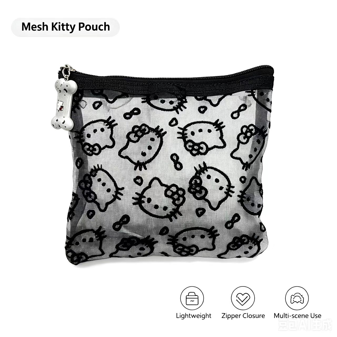 Beauty Preservation Makeup Bag - Borsa per cosmetici in rete, custodia