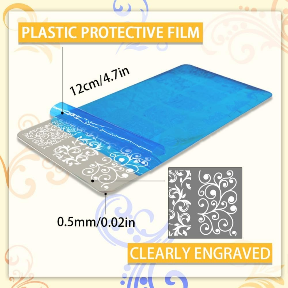 3 pezzi modelli per nail art c - Nail Art Stamping Kit recensione e prezzo