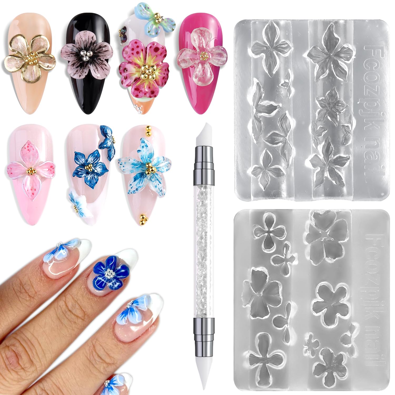 Stampo per intaglio delle ungh - Nail Art Stamping Kit recensione e prezzo