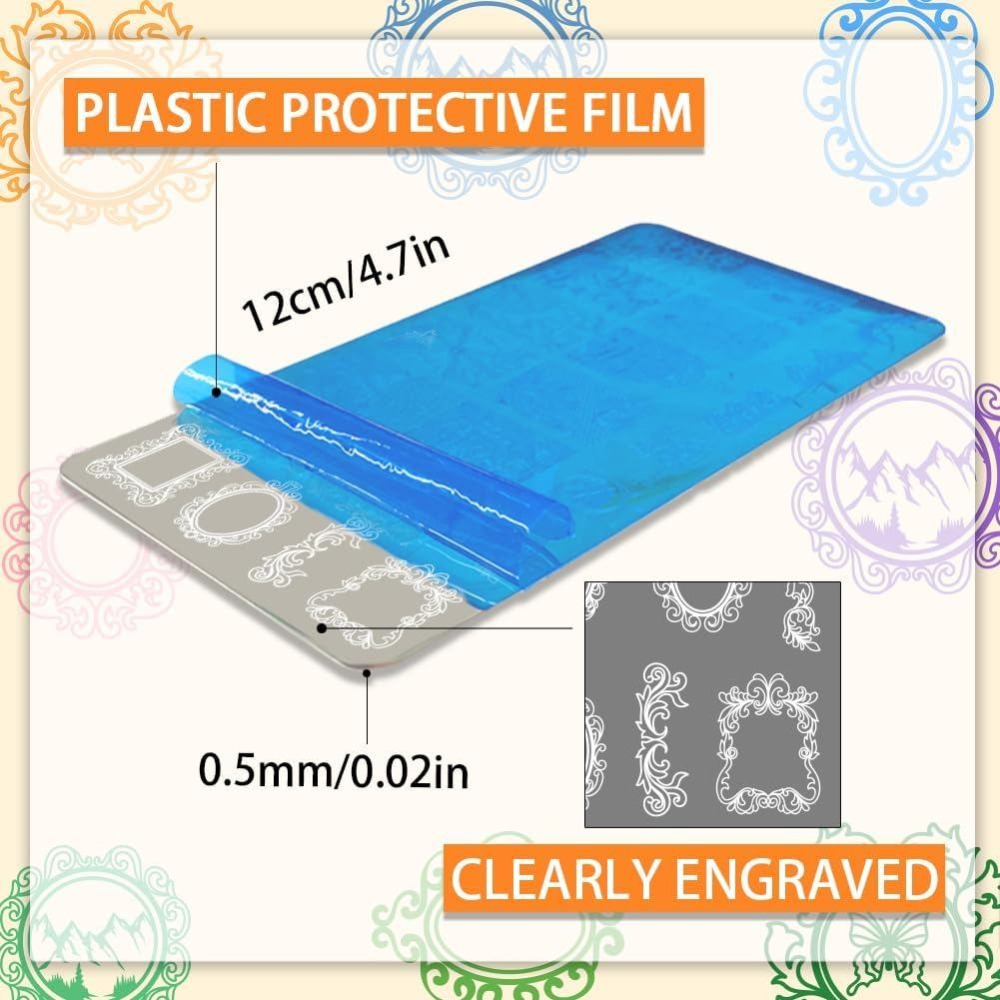Set di 3 Piastre per Stamping  - Nail Art Stamping Kit recensione e prezzo