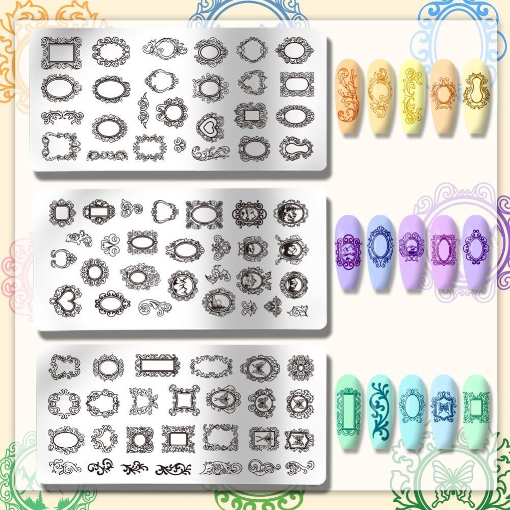 Set di 3 Piastre per Stamping  - Nail Art Stamping Kit recensione e prezzo